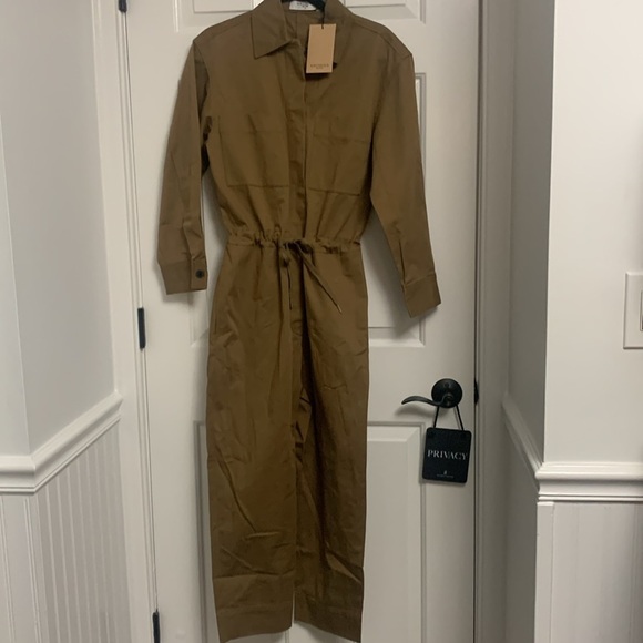 NWT MM LaFleur The Carr Jumpsuit Italian Organic Chino Utility Small Tall - Picture 9 of 13